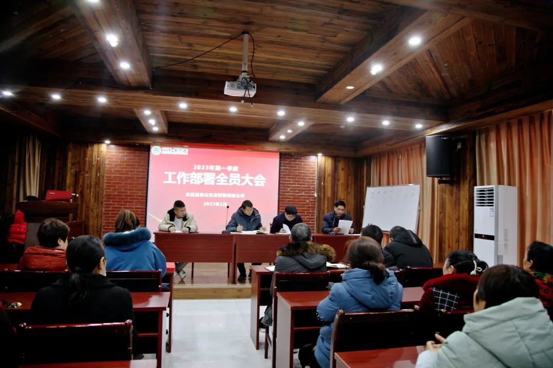 <b>宜昌富裕山生态旅游有限公司2023年一季度工作会议召开</b>